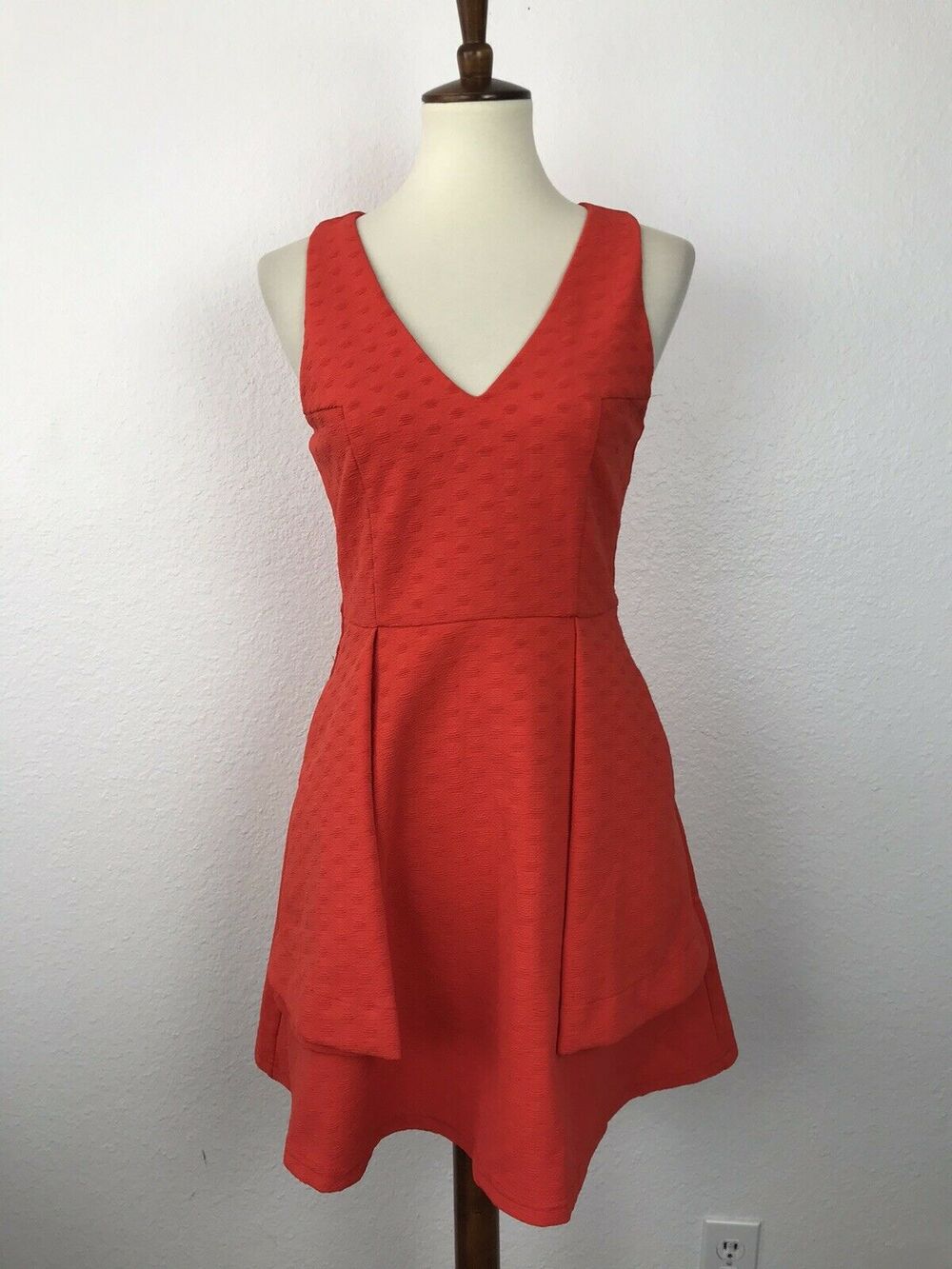 The Clothing Company Stretch Textured Fit Flare Dress